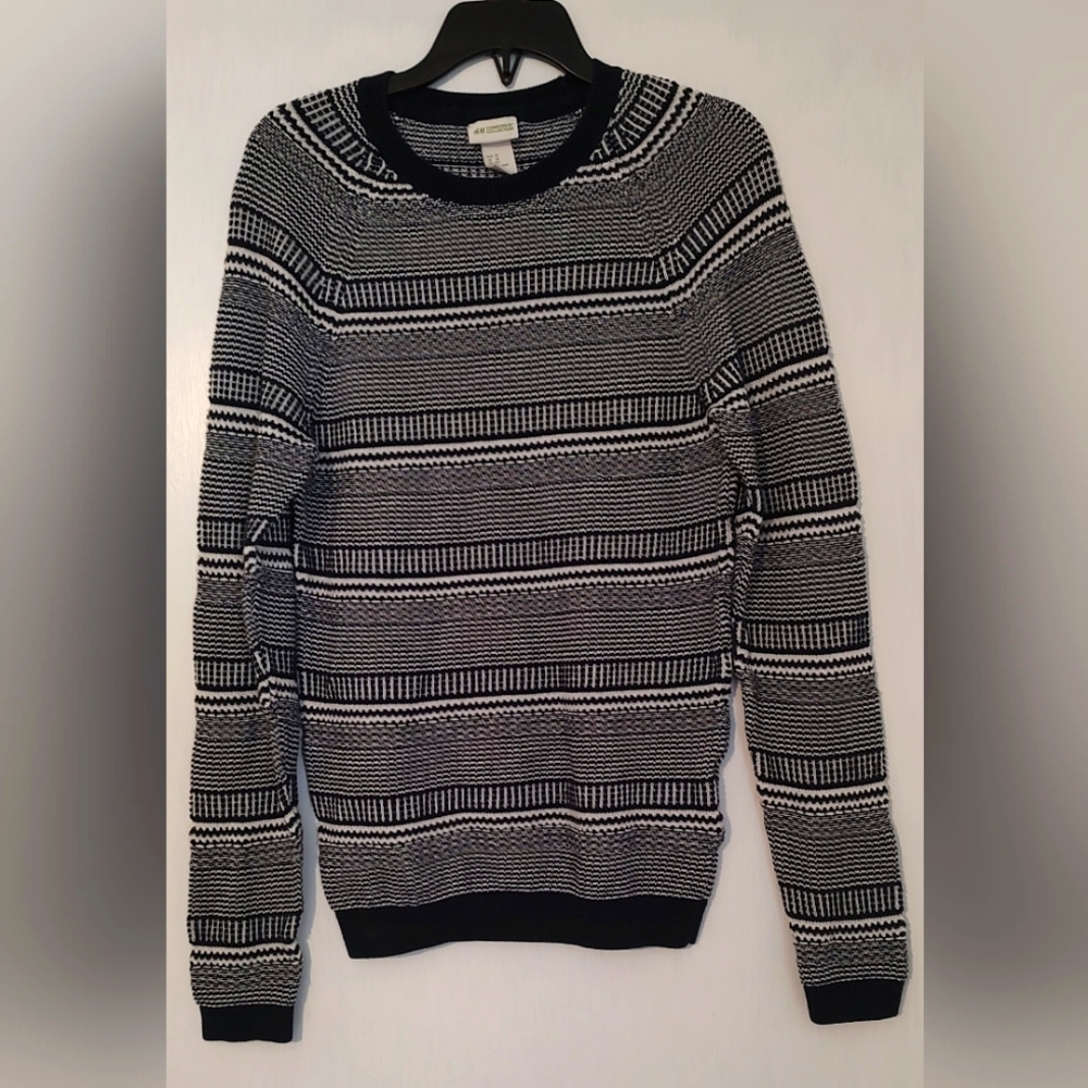 H&M Navy and White sweater